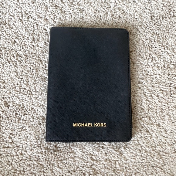 Michael Kors Black Saffiano Leather iPad Mini Case
